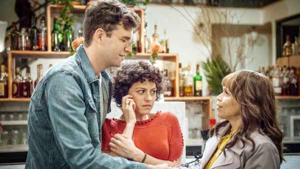 John Reynolds, Alia Shawkat and Rosie Perez in Search Party