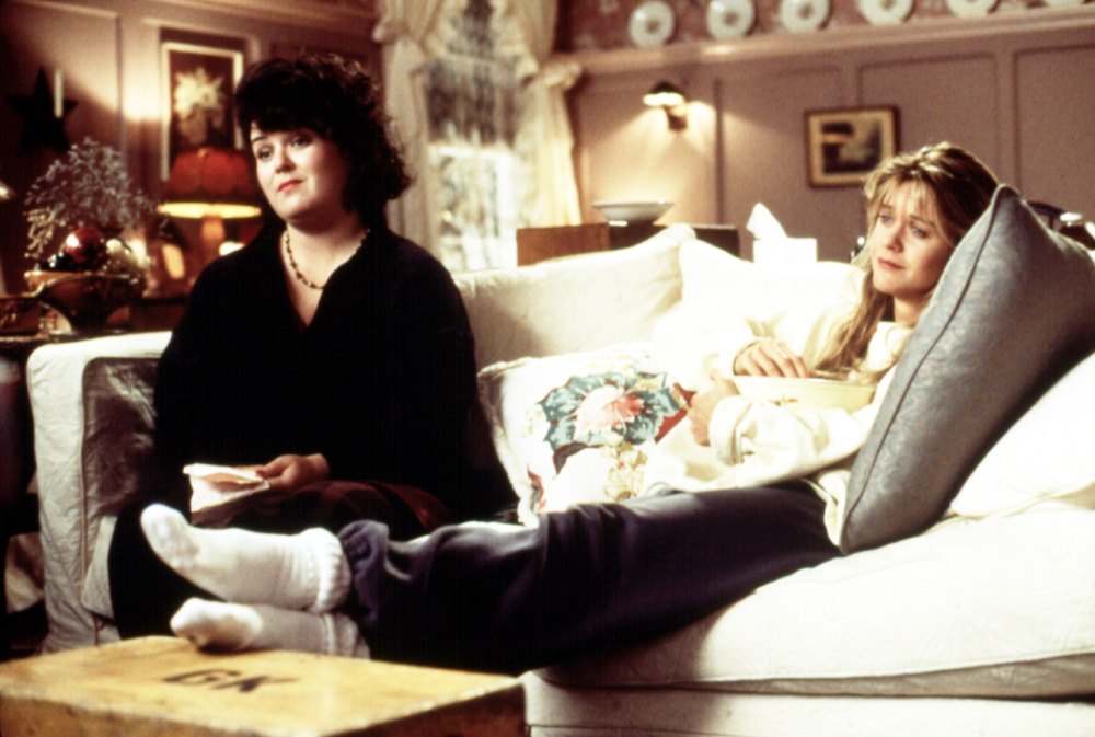 Rosie O'Donnell and Meg Ryan in Sleepless in Seattle