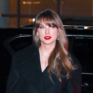 NEW YORK, NEW YORK - JANUARY 17: Taylor Swift is seen arriving to Nobu Downtown in Financial District on January 17, 2025 in New York City. (Photo by Aeon/GC Images)