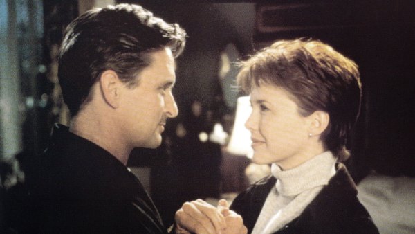 Michael Douglas and Annette Bening in The American President
