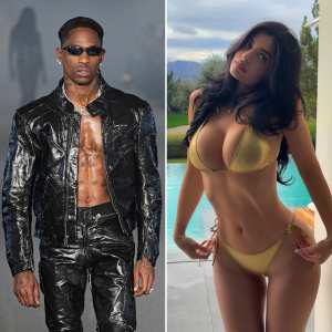 HED: Travis Scott Seemingly References Kylie Jenner’s ‘445cc’ Breast Augmentation in New Rap Song: ‘Need to Test’