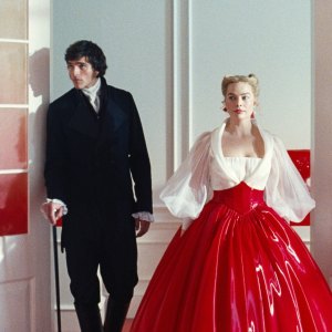 Jacob Elordi and Margot Robbie in Wuthering Heights