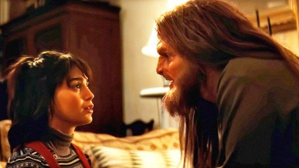 Melissa Barrera and Tommy Dewey in Your Monster