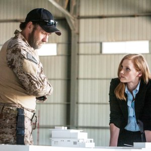 Joel Edgerton and Jessica Chastain in Zero Dark Thirty