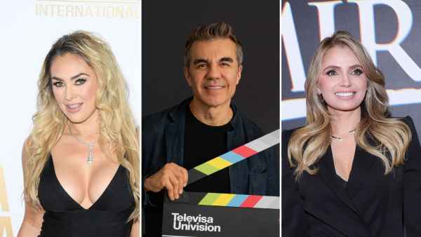 Aracely Arámbula, Adrián Uribe y Angélica Rivera