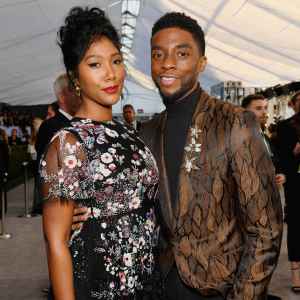 Chadwick-Boseman-and-Simone-Ledward-GettyImages-1090493124