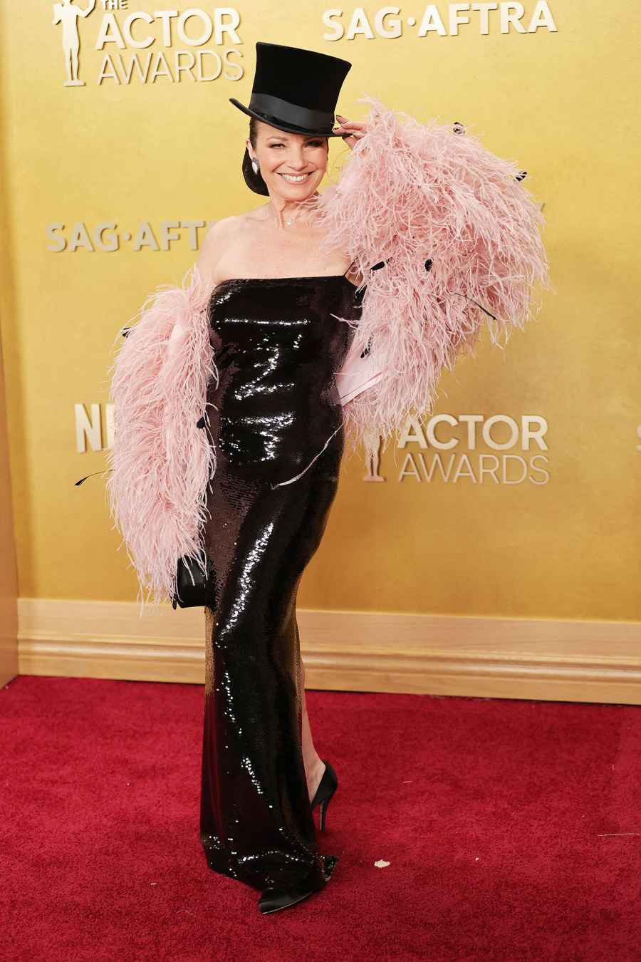 Fran Drescher Red Carpet Arrival SAG Screen Actors Guild Awards Actor Awards