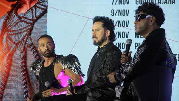 Mario Domm, Pablo Hurtado y Samo