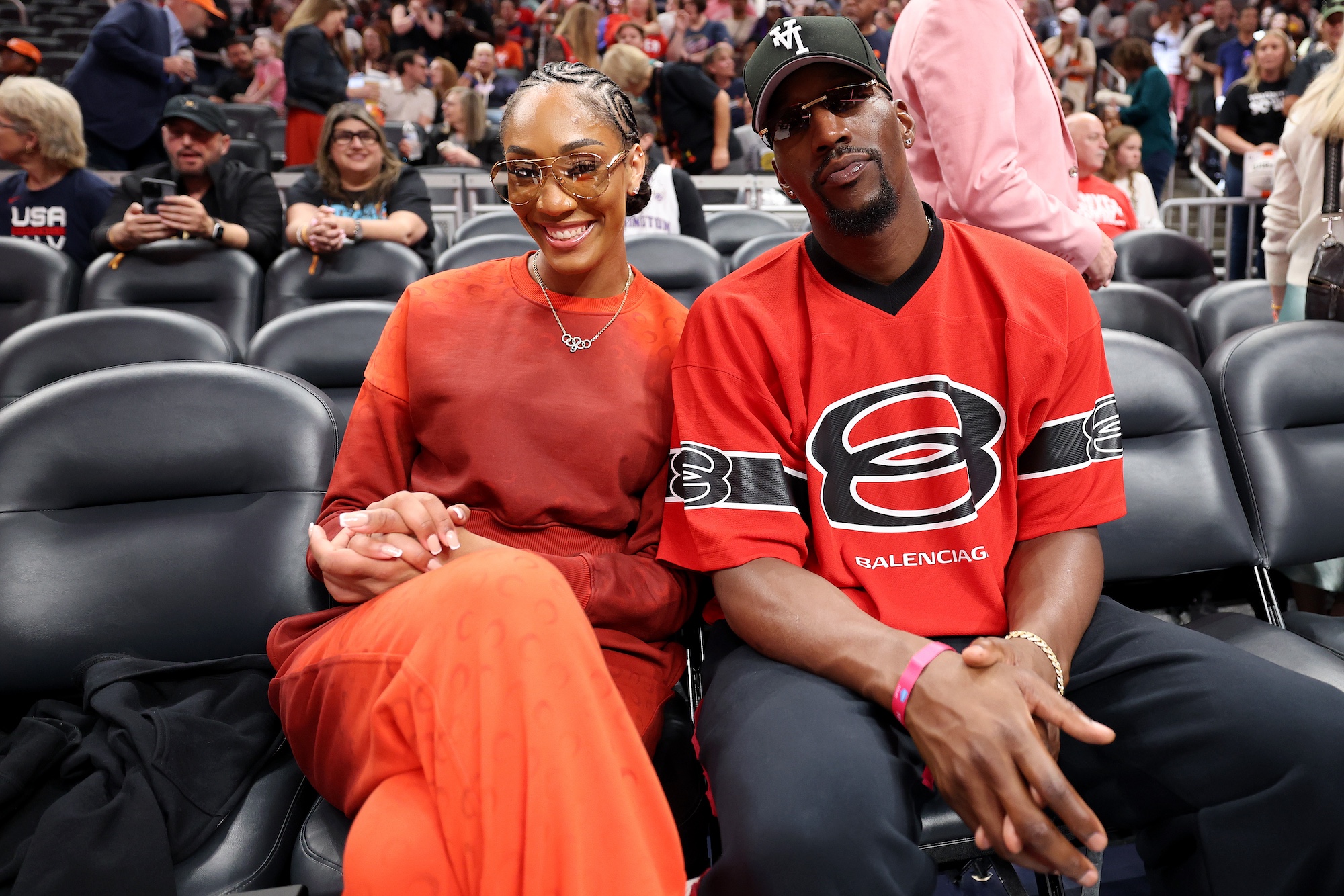 WNBAs Aja Wilson Was Hiding During Boyfriend Bam Adebayos 83Point Night