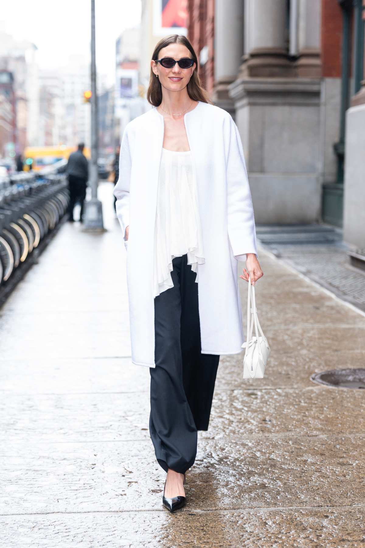 Karlie Kloss is seen in SoHo on March 23, 2026 in New York City.