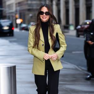 Olivia Munn is seen in Hudson Square on March 30, 2026 in New York City.