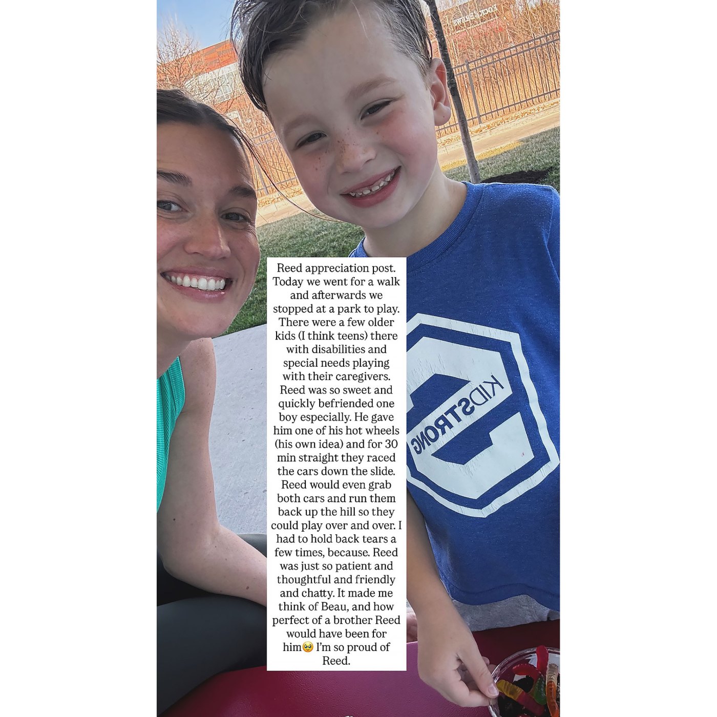 Jade Roper Says Reed Would Be 'Perfect' Brother to Late Son