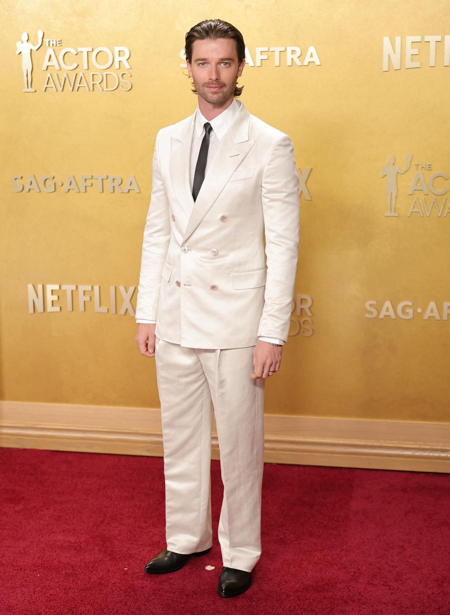 Patrick Schwarzenegger Red Carpet Arrival SAG Screen Actors Guild Awards Actor Awards