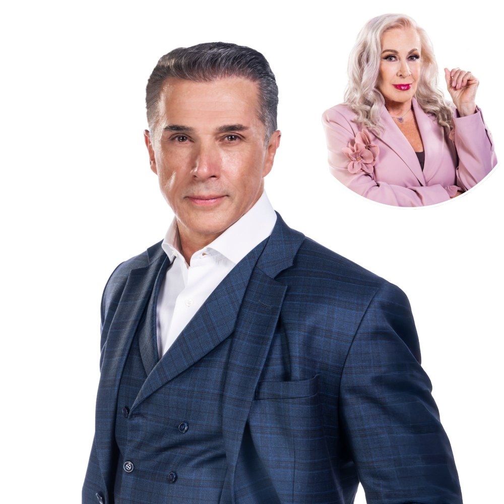 Sergio Mayer y Laura Zapata