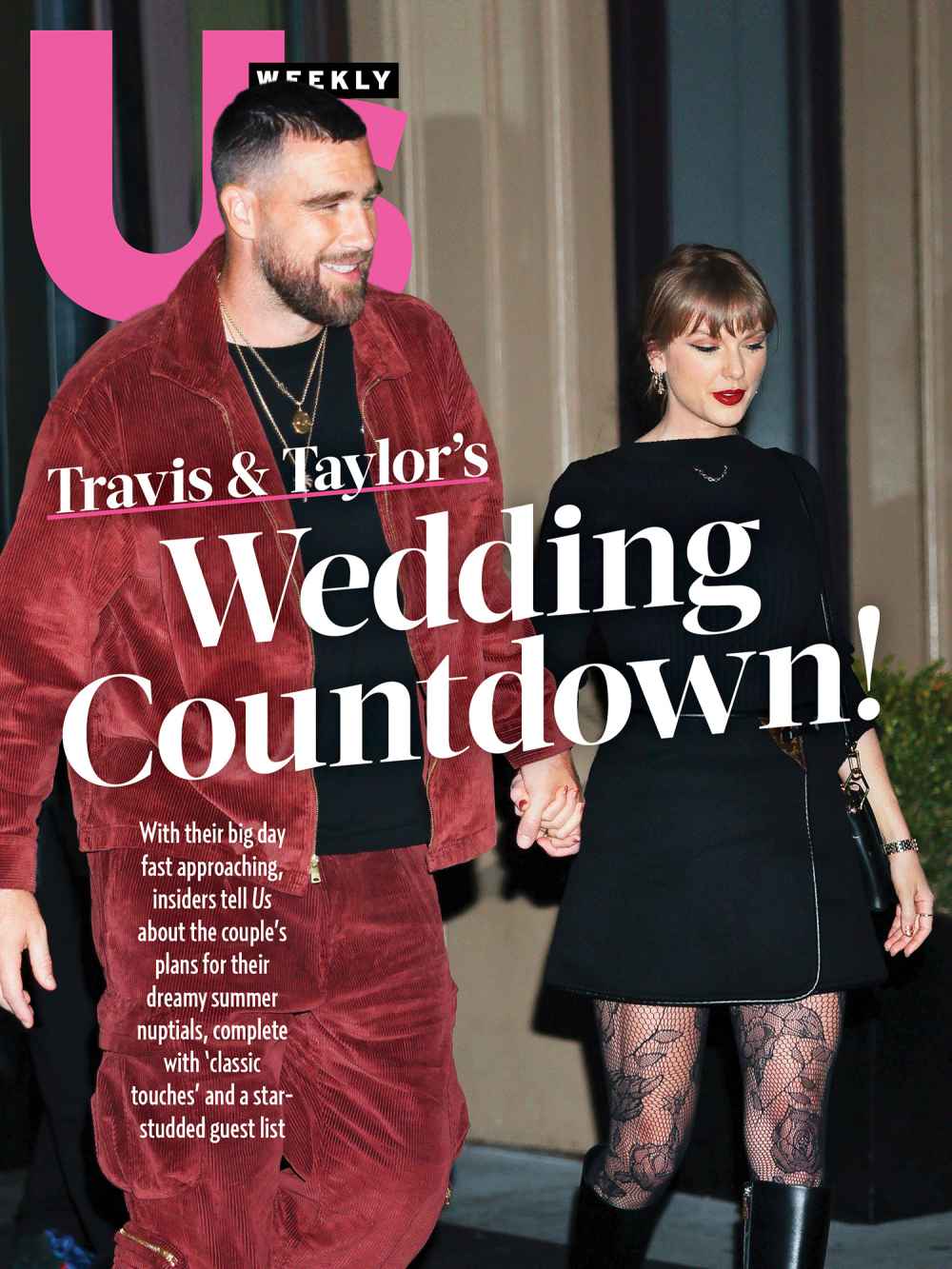 Taylor Swift and Travis Kelce 2615 Us Weekly Cover No Chip