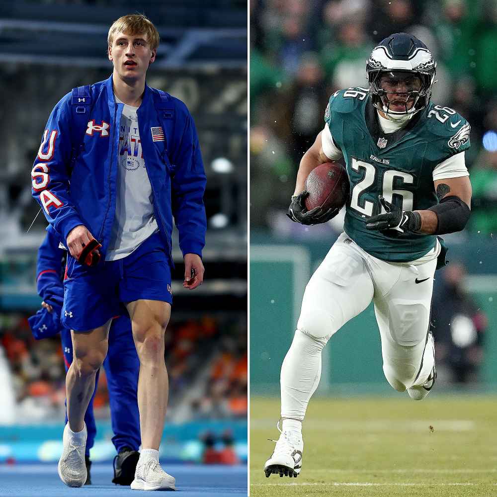 Team USA Jordan Stolz Received Interesting DMs After His Legs Went Viral at Olympics Saquon Barkley