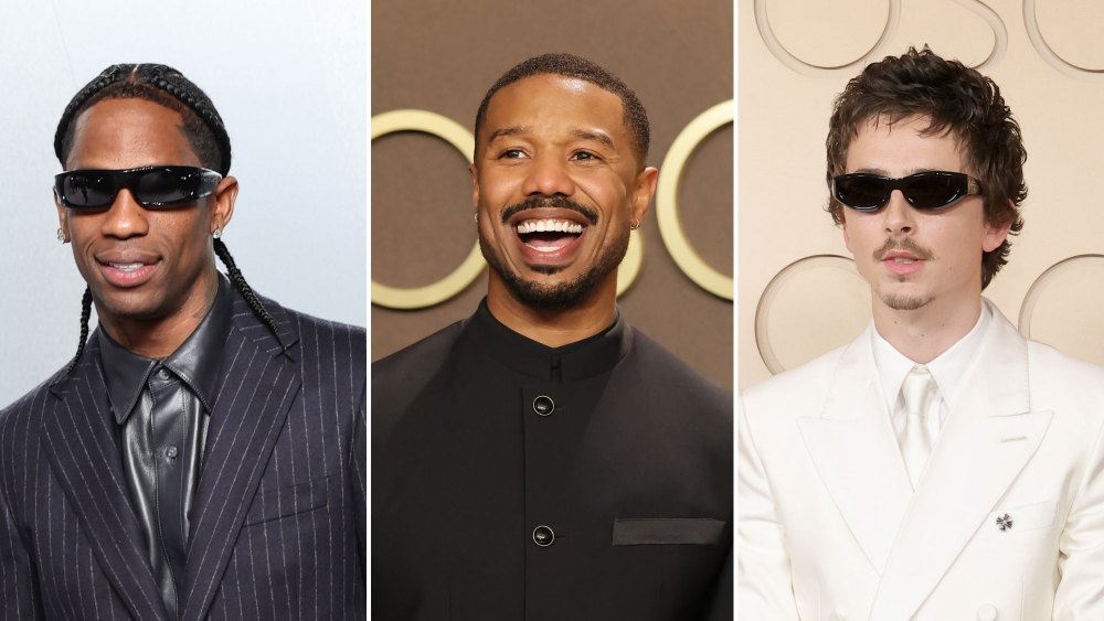 Travis Scott Supports Michael B. Jordan's Oscars Win Over Timothee Chalamet