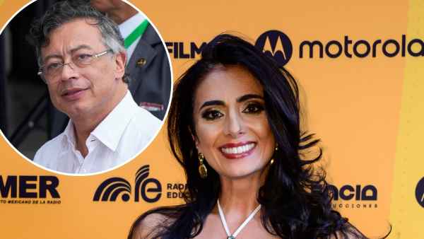 Yesenia Valencia y Gustavo Petro