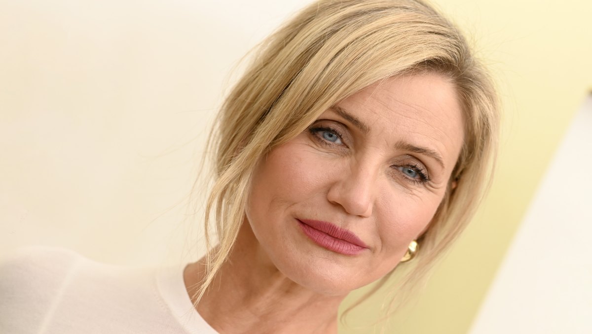 SANTA MONICA, CALIFORNIA - FEBRUARY 03: Cameron Diaz attends the Apple TV Press Day at Barker Hangar on February 03, 2026 in Santa Monica, California. (Photo by Axelle/Bauer-Griffin/FilmMagic)