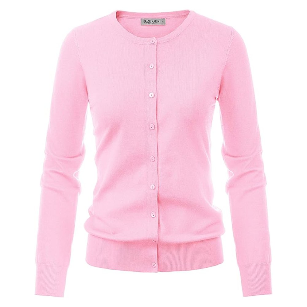 Grace Karin Button Down Knit Cardigan