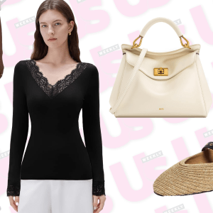 Levis Jeans, Black top, JW pei cream Bag, Kendra Scott necklace and Madewell flats