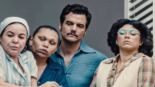 Wagner Moura (center) in The Secret Agent