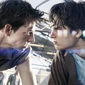 Mike Faist and Ansel Elgort in West Side Story