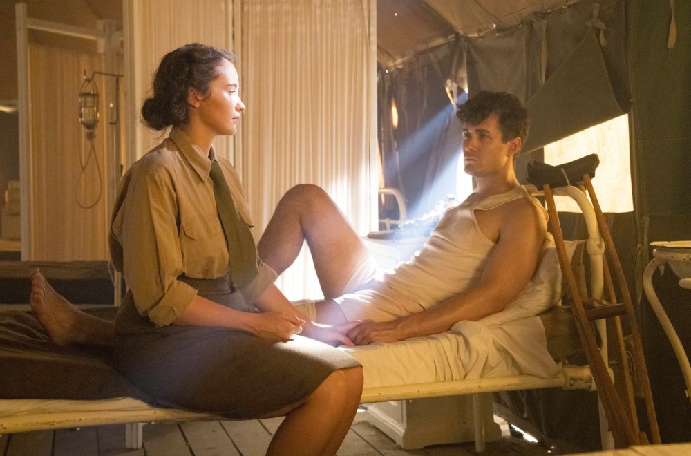Jonah Hauer-King and Julia Brown in World on Fire