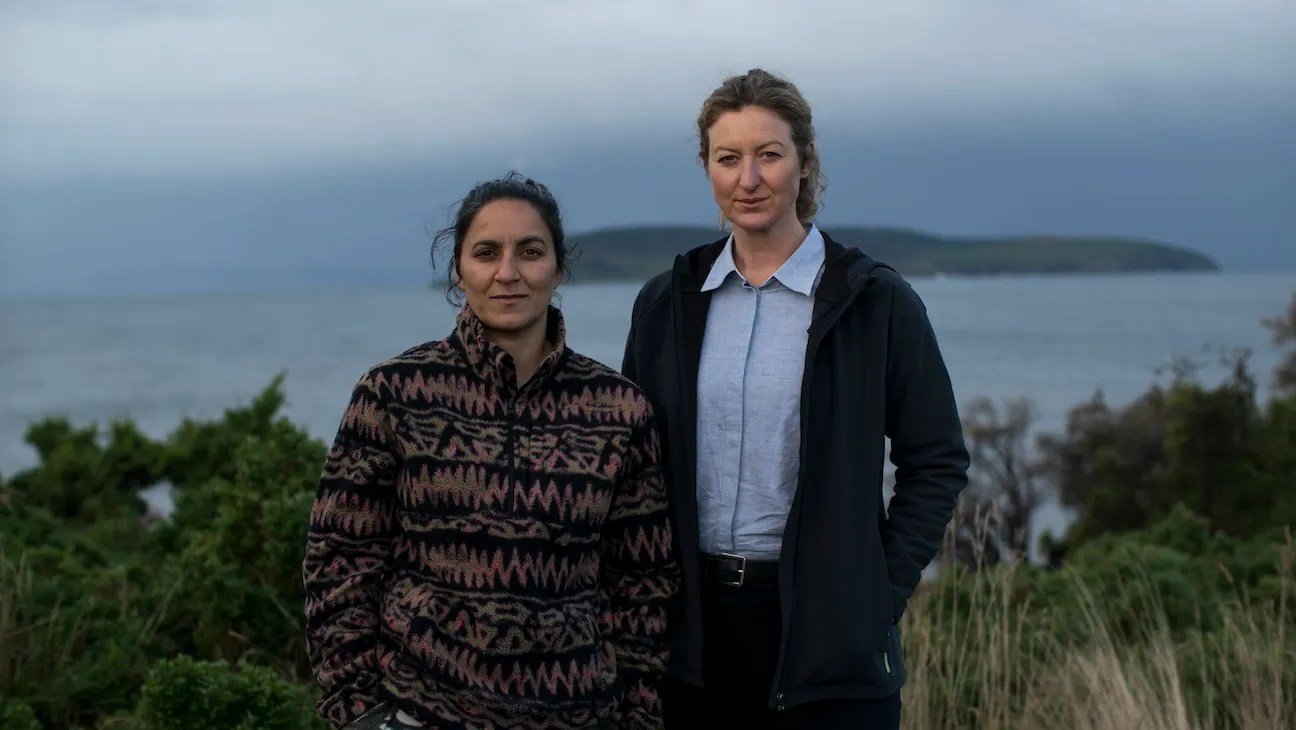 Madeline Sami and Kate Box in Deadloch