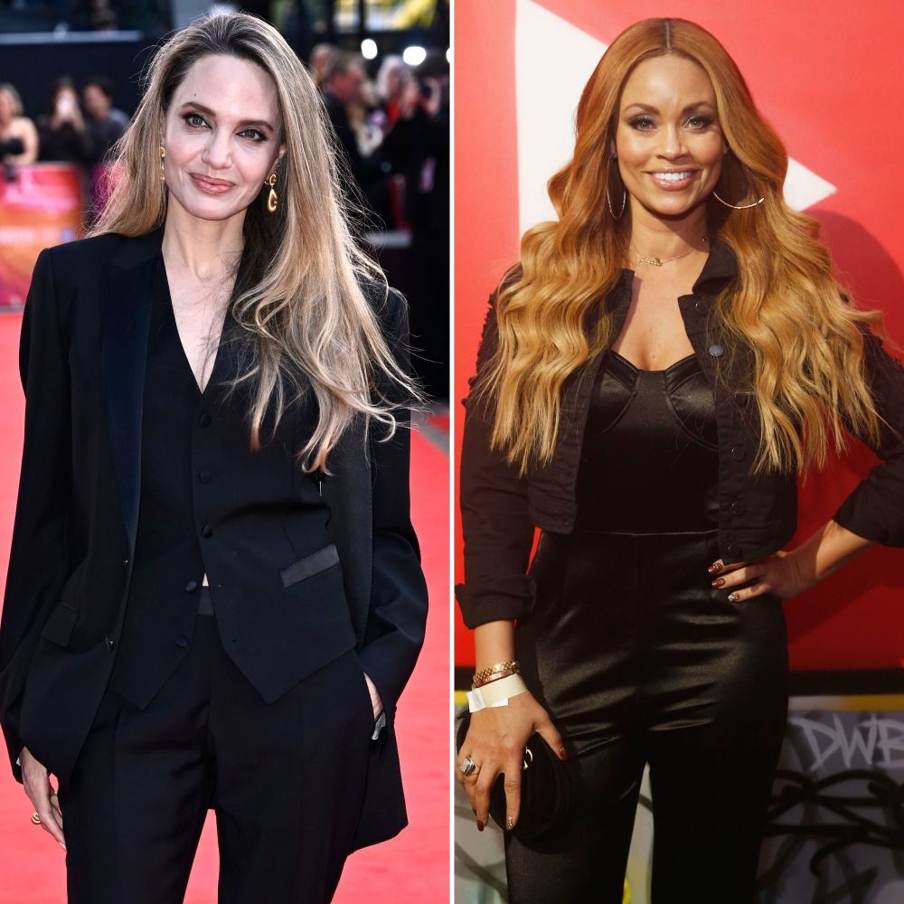 Angelina Jolie and Gizelle Bryant Pose at Sorority Event