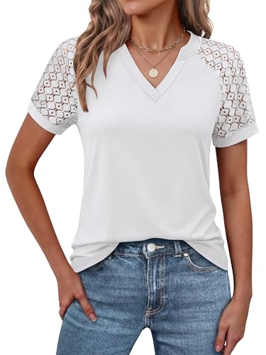 This Flattering Lacey Blouse Is on Sale for $10