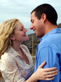 Drew Barrymore and Adam Sandler in 50 First Dates