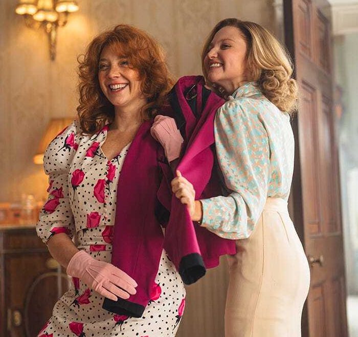 Natalie Dormer and Mia McKenna Bruce in The Lady