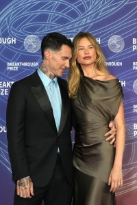 Adam Levine and Behati Prinsloo Cuddle Close at 2026 Breakthrough Prize