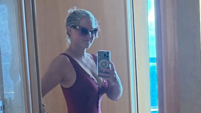 Amy Schumer Pokes Fun at Thirst Traps in Swimsuit After Weight Loss