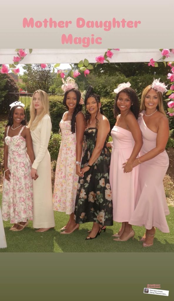 Angelina Jolie, Gizelle Bryant Pose Together at Daughters&rsquo; Sorority Brunch