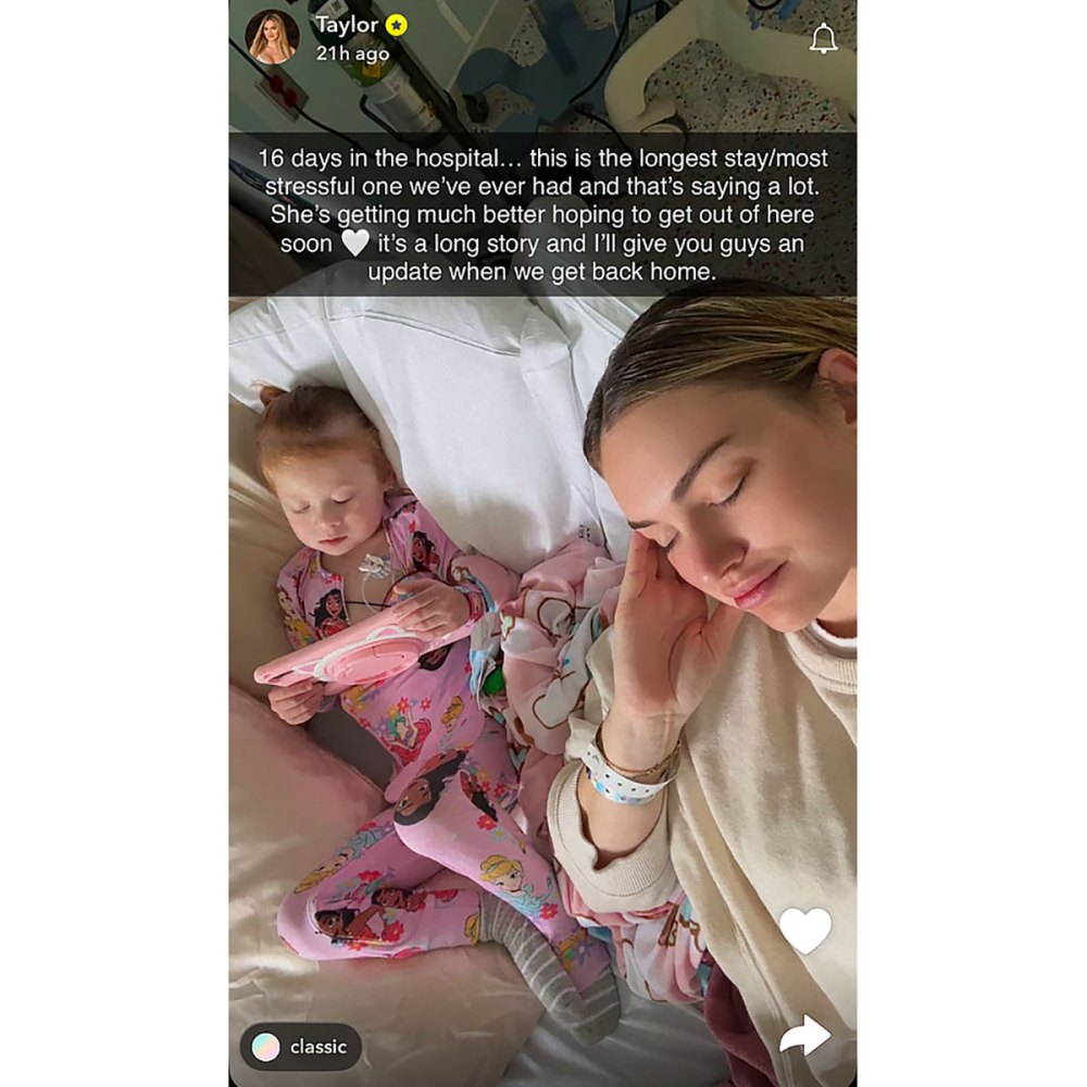 Cory Wharton and Taylor Selfridge Daughter Has Been in the Hospital for 16 Days 2