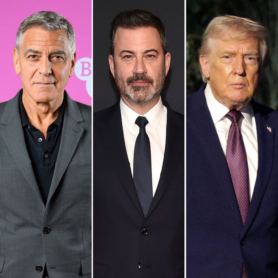 George Clooney Defends Jimmy Kimmel Speaks Out Against Political Violence Donald Trump
