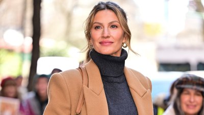 Gisele Bundchen leaves ABC's "The View" on the Upper West Side on March 21, 2024 in New York City.
