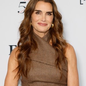 Brooke Shields attends the Forbes and Mika Brzezinski 50 Over 50 Celebration at The Rainbow Room on October 25, 2024 in New York City.