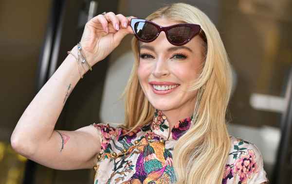 Lindsay Lohan's Comfy, Lengthening Pants Look Is on Amazon