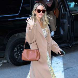 Lauren Conrad is seen on April 08, 2026 in New York City.