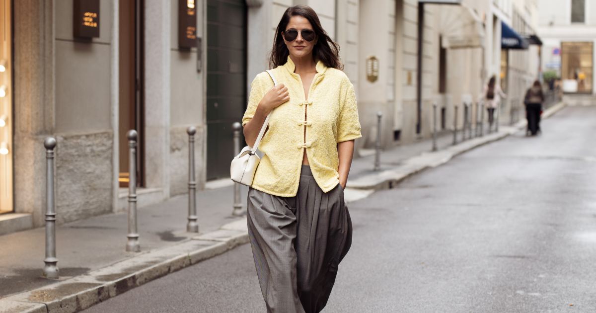 تمنح هذه السراويل الحريم المتدلية خزانة ملابسك لمسة بوهيمية فاخرة