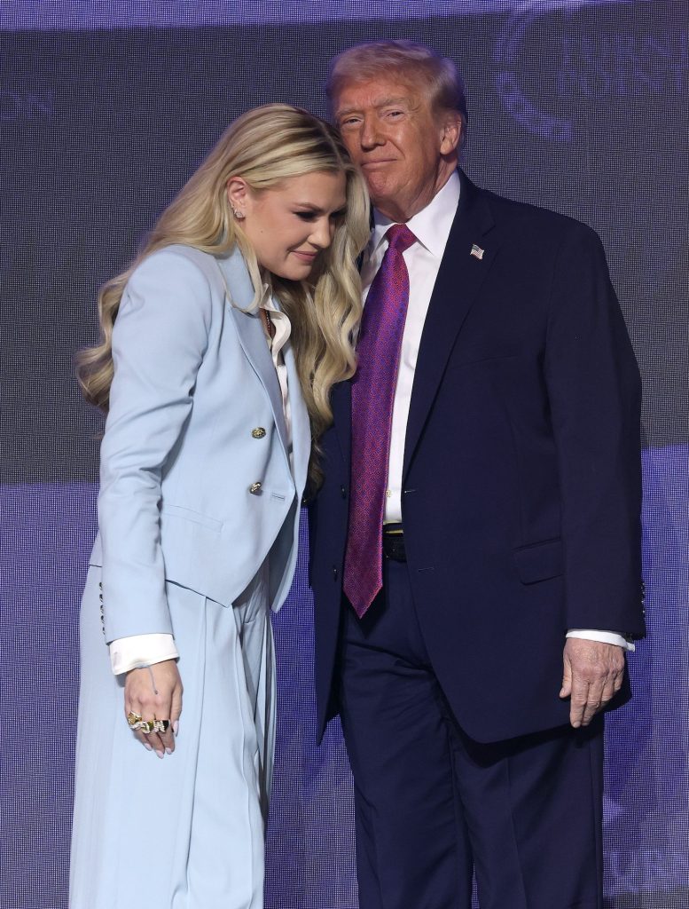 GettyImages-2271844283 erika kirk cries at white house correspondents dinner donald trump
