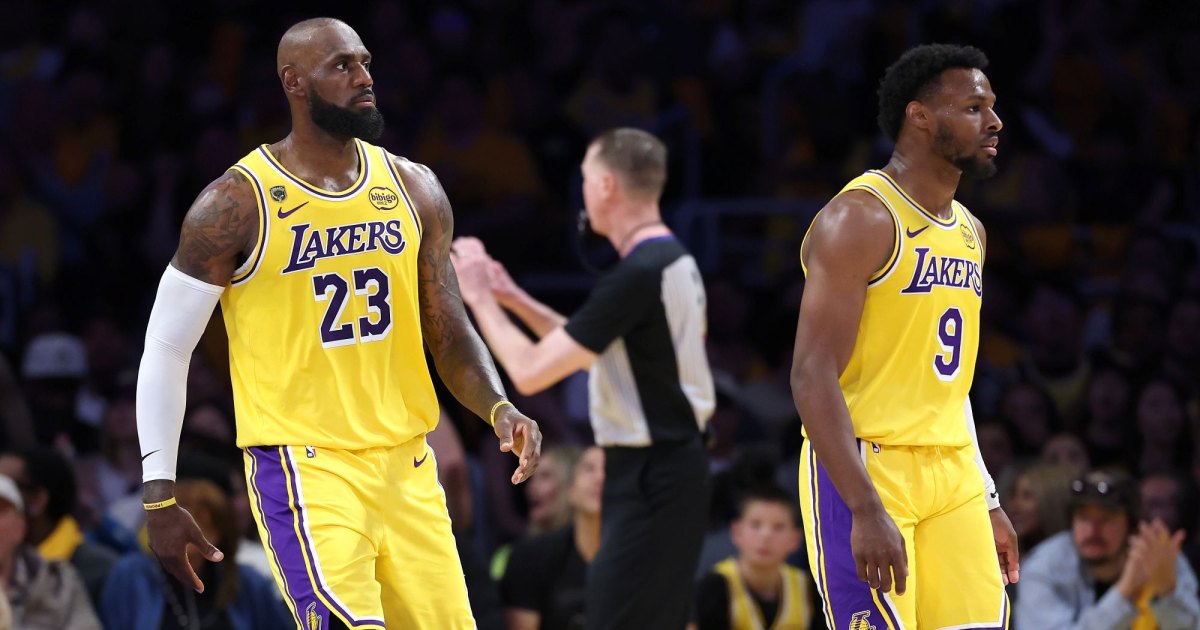 LeBron James genießt die Gelegenheit, mit seinem Sohn Geschichte zu schreiben