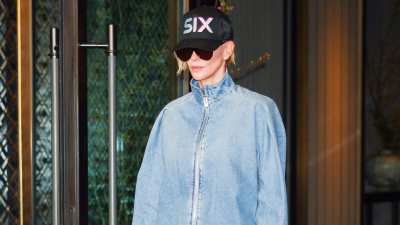 Charlize Theron seen in Midtown on April 24, 2026 in New York City.