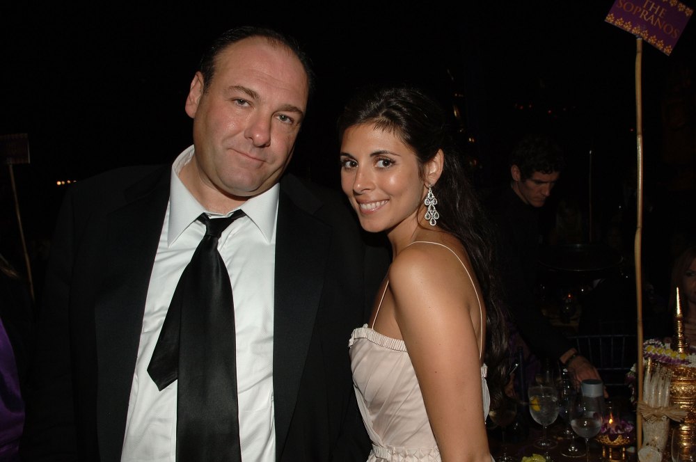 James Gandolfini and Jamie Lynn Sigler