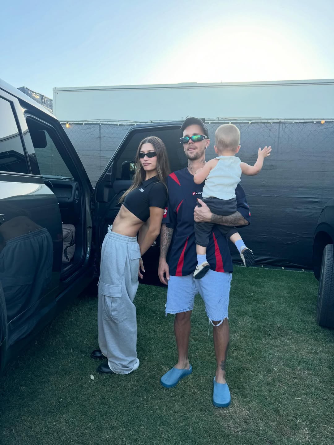 Hailey Bieber Shares Photo With Justin and Son Jack After Coachella Weekend