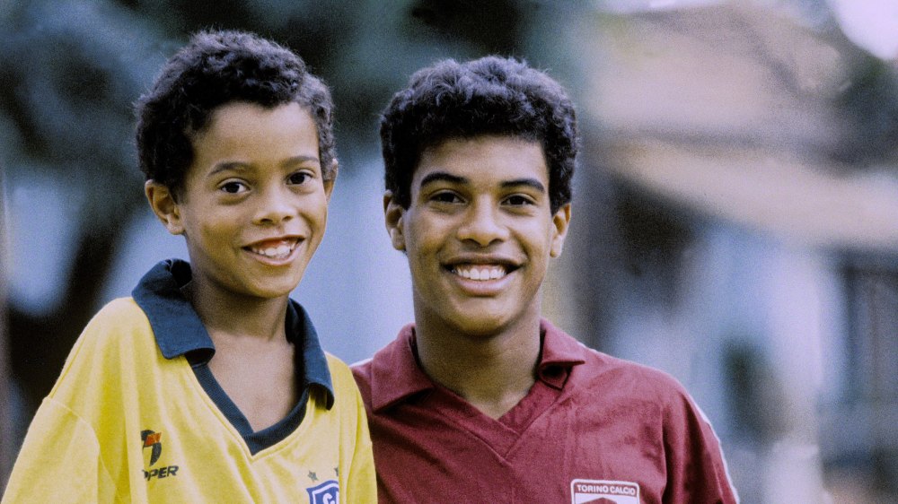 Ronaldinho Ga&uacute;cho de ni&ntilde;o.