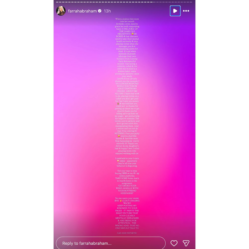 Inside Farrah Abraham Salon Drama After Accused of Skipping Payment 3